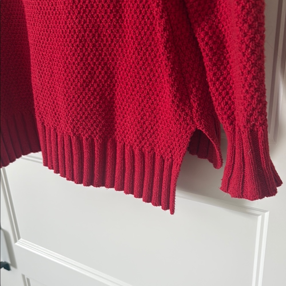 Patagonia Off Country Cozy Red Turtleneck Sweater - Picture 8 of 9